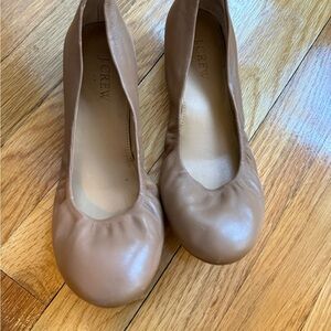J. Crew Women's Tan Leather Shoes Like New